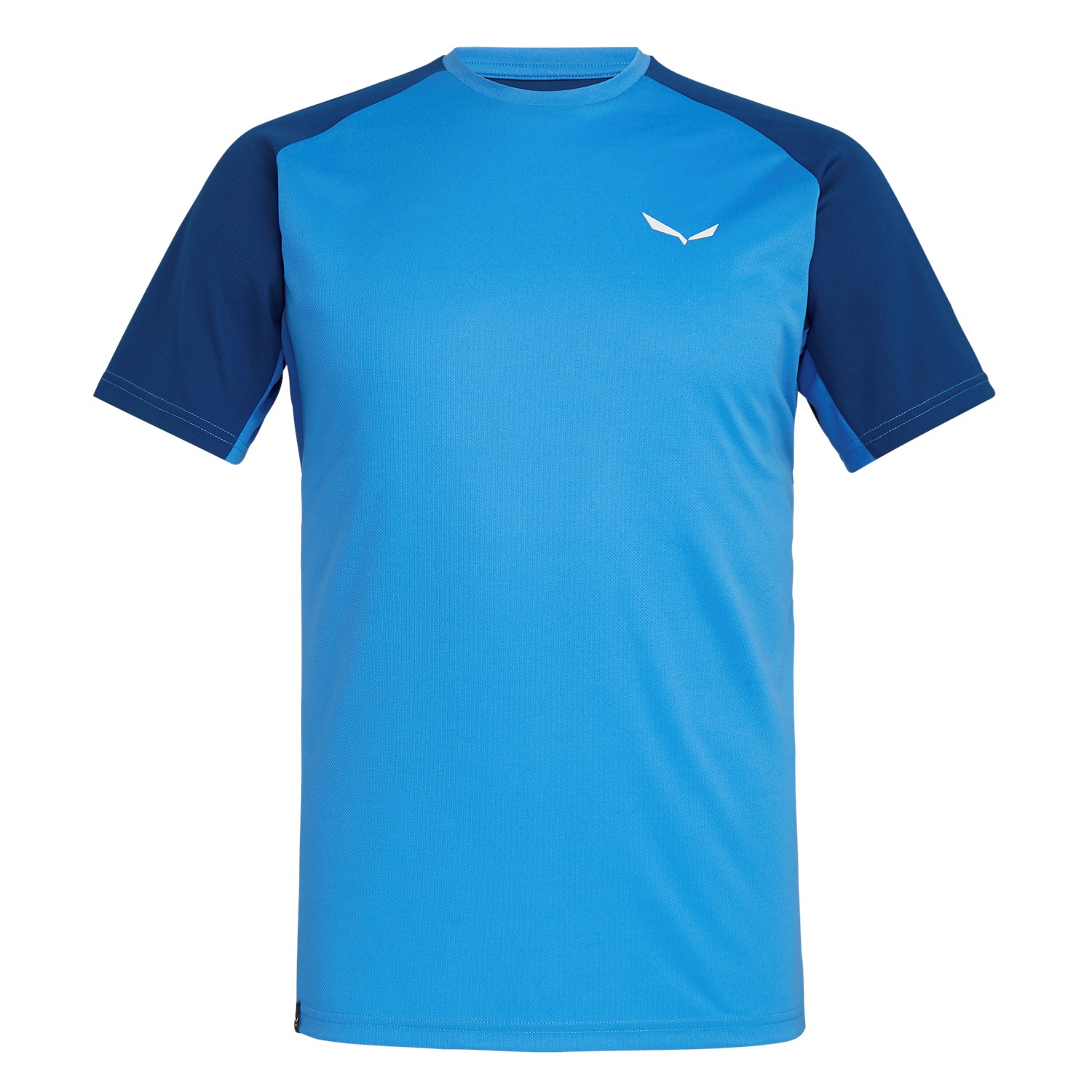 Camisetas Hombre Chile - Salewa Sporty B 3 Dry - Azules/Azul Real - PFZD-20817